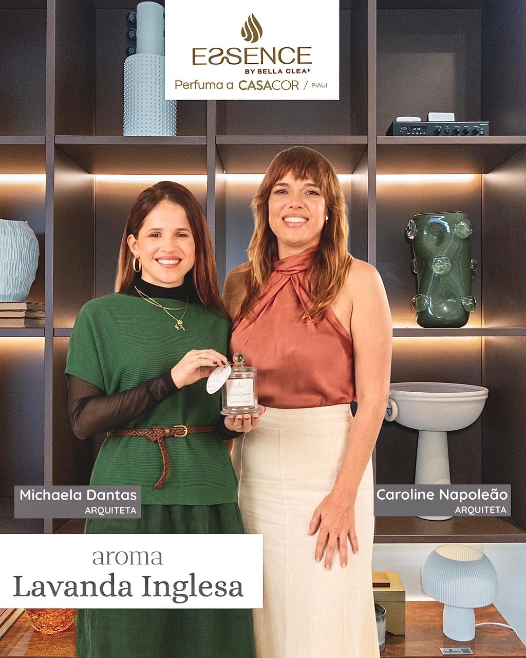 Arquitetas Michaela Dantas e Caroline Napoleão no ambiente Casa Casca — CASACOR Piauí 2026